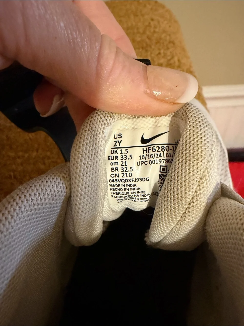 Nike Kids White and Black Slip-On Basketball Sneakers